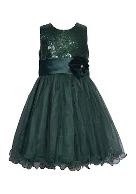 Girls 4-6x Sleeveless Sequin Ballerina Dress