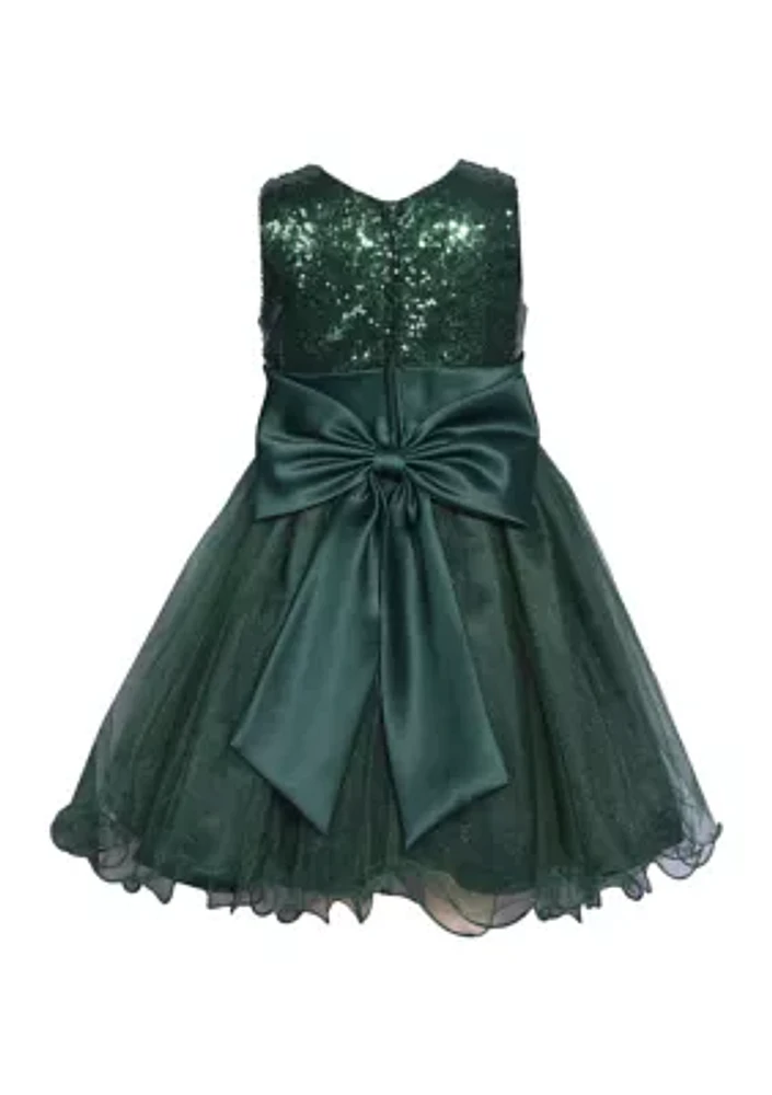 Girls 4-6x Sleeveless Sequin Ballerina Dress