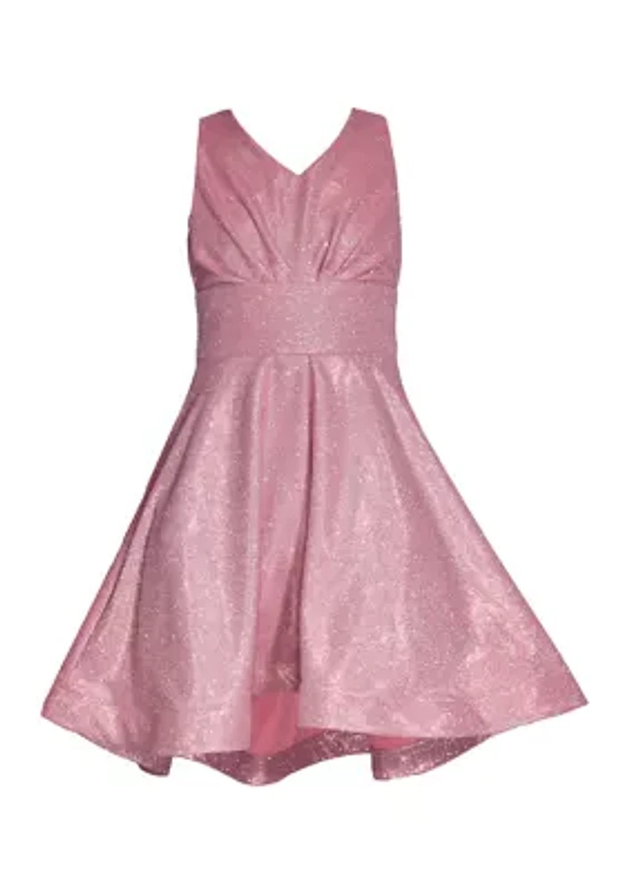 Girls 7-16 Sleeveless Sparkle Dress