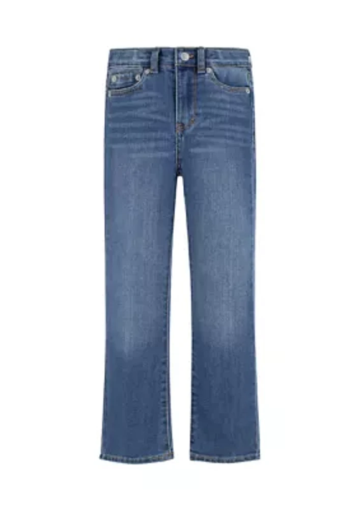 Girls 4-6x High Rise Flare Jeans