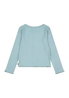 Girls 4-6x Ribbed Top