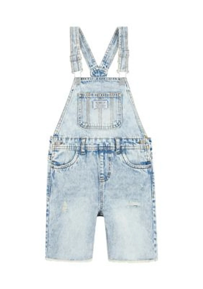 Girls 4-6x Denim Midi Shortall