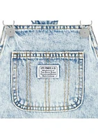 Girls 4-6x Denim Midi Shortall