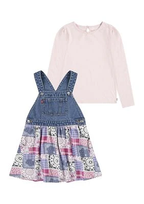 Girls 4-6x Printed Skirtall and T-Shirt Set