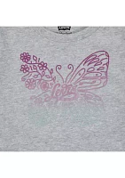 Girls 4-6x Meet and Greet Butterfly Graphic T-Shirt