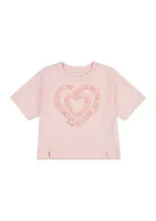 Girls 4-6x Heart Graphic T-Shirt