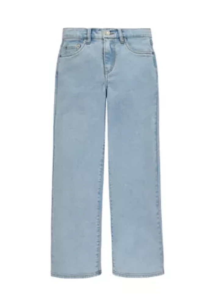 Girls 7-16 Baggy Wide Leg Jeans