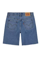 Girls 7-16 Patchwork Appliqué Shorts