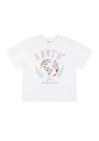 Girls 7-16 Oversized Earth Graphic T-Shirt