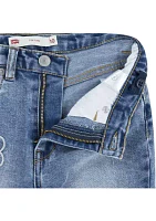 Girls 7-16 Flare Jeans with Embroideries