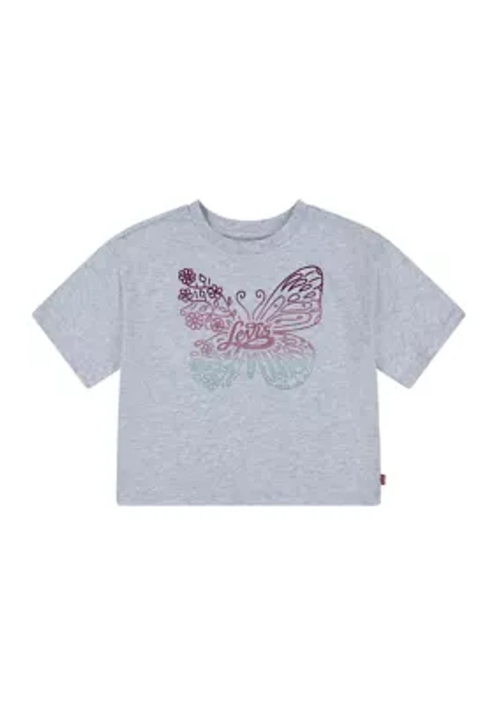 Girls 7-16 Meet and Greet Butterfly Graphic T-Shirt