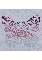 Girls 7-16 Meet and Greet Butterfly Graphic T-Shirt