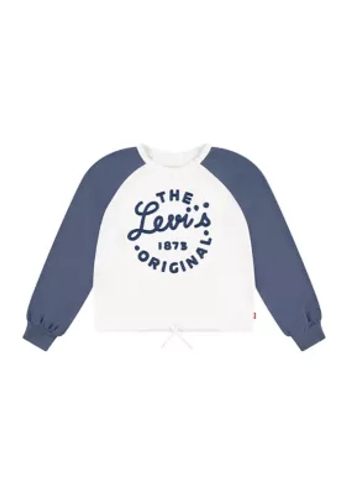 Girls 7-16 Logo Graphic Raglan Sleeve T-Shirt