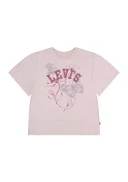 Girls 7-16 Oversized Floral Graphic T-Shirt