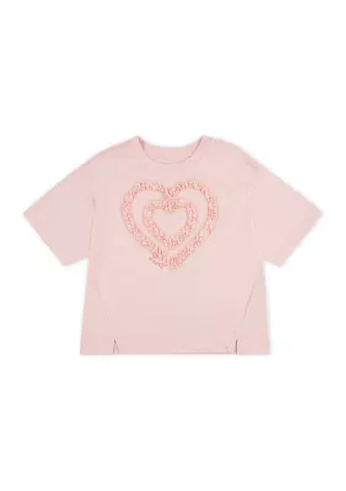 Girls 7-16 Heart Graphic T-Shirt