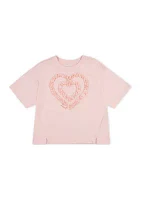 Girls 7-16 Heart Graphic T-Shirt