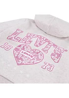 Girls 7-16 Lace Full Zip Hoodie