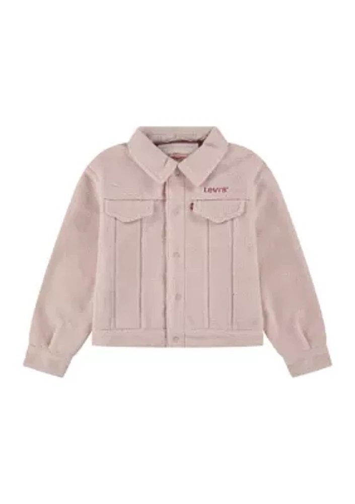 Girls 7-16 Sherpa Trucker Jacket