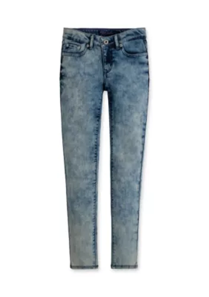 Girls 7-16 Denim Leggings