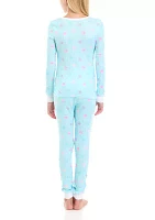 Girls 4-6 Printed Pajama Set