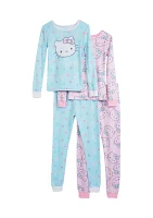 Girls 4-6 Printed Pajama Set