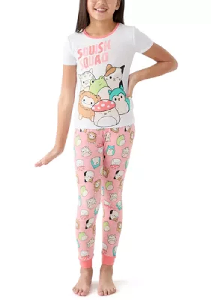 Girls 7-16 2 Piece Squish Pajama Set