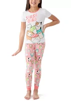 Girls 7-16 2 Piece Squish Pajama Set