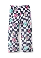 Girls 4-6x Wavy Smiley Sleep Pants