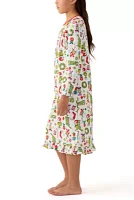 Girls 7-16 Grinch Sleep Gown