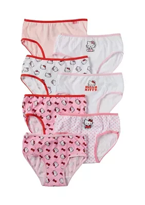 Girls 4-8 Hello Kitty Underwear - 7 Pack