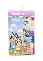 Toddler Girls 7 Pack Bluey Underwear