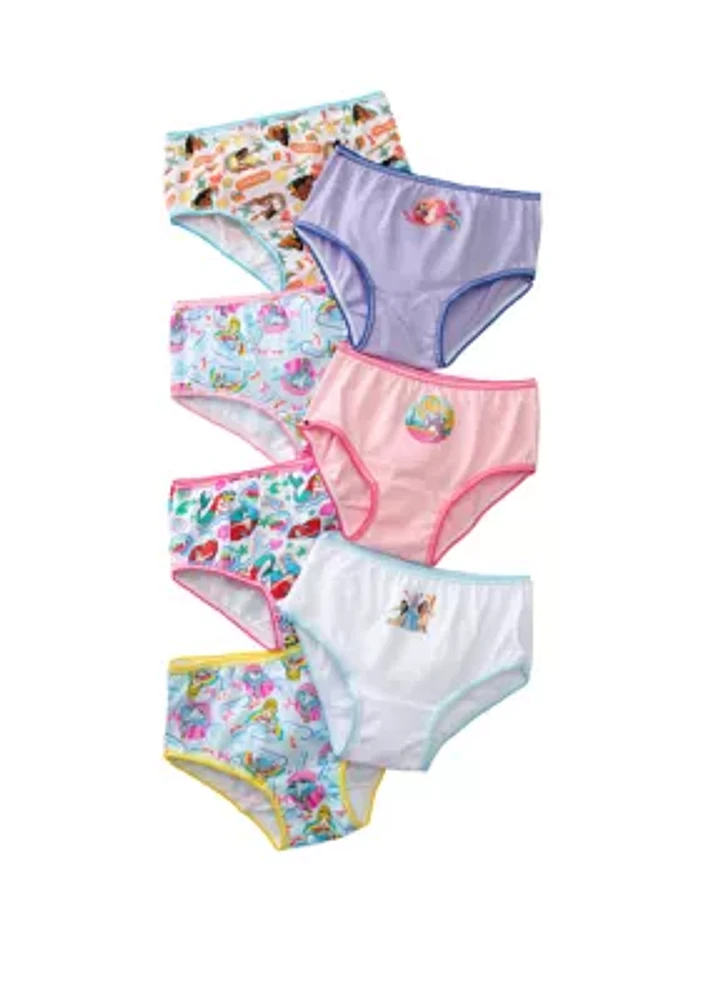 Toddler Girls Set of 7 Printed Panties