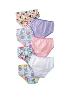 Toddler Girls Set of 7 Printed Panties