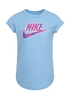 Girls 4-6x Swoosh Short Sleeve Graphic T-Shirt