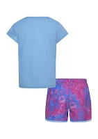 Girls 4-6x Graphic T-Shirt and Shorts Set