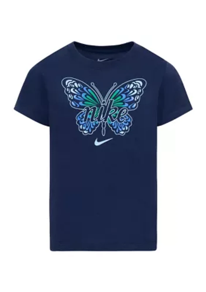 Girls 4-6x Butterfly Graphic Short Sleeve T-Shirt