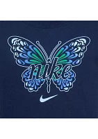 Girls 4-6x Butterfly Graphic Short Sleeve T-Shirt