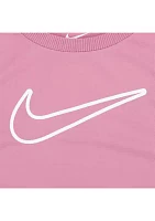 Girls 4-6x Swoosh Short Sleeve Graphic T-Shirt