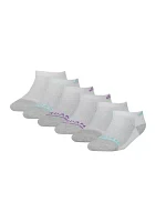 Girls Jordan No Show Socks - 6 Pack