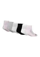 Girls Jordan Legend Ankle Socks - 6 Pack