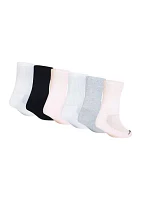 Girls Jordan Legend Crew Socks - 6 Pack