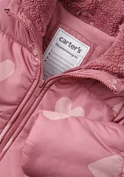 Girls 4-6x Quilted Heart Jacket