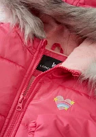 Girls 4-6x Puffer Coat