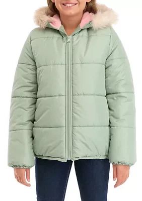 Girls 7-16 London Fog Puffer Jacket