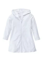 Girls 4-6x Zip Swim Cover Up