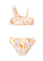 Girls 7-16 Printed Two Piece Swimsuit