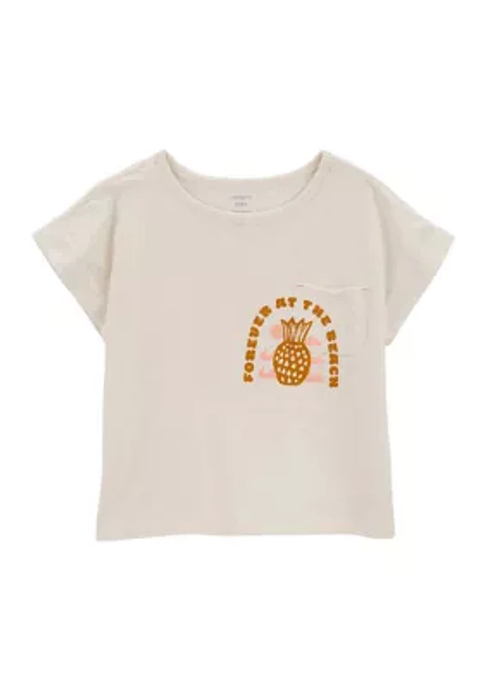 Girls 4-7 Pineapple Graphic T-Shirt