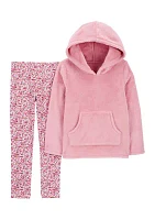 Girls 4-6x Hooded Pullover and Leggings Set