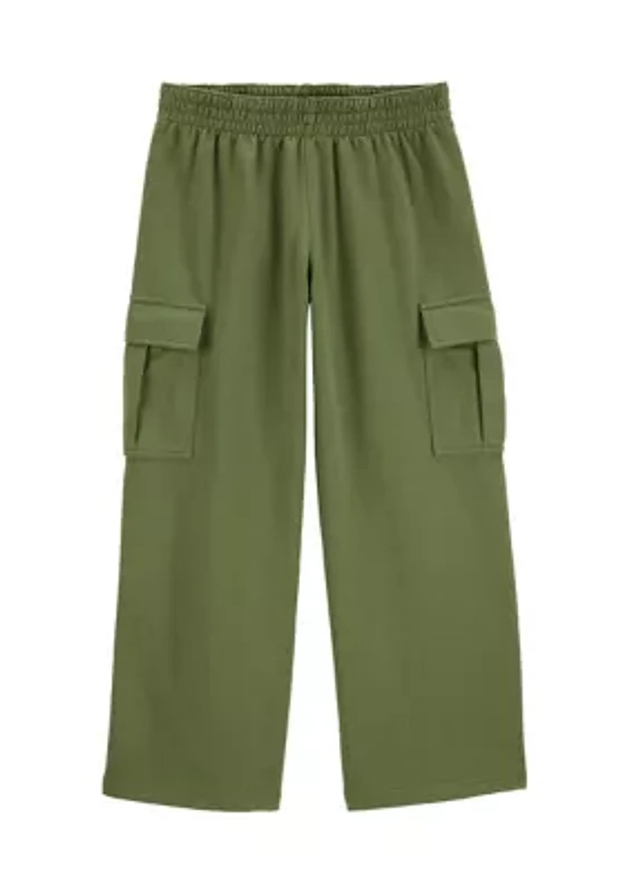 Girls 4-6x Wide Leg Cargo Pants