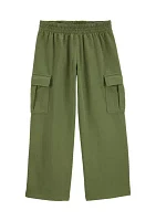 Girls 4-6x Wide Leg Cargo Pants